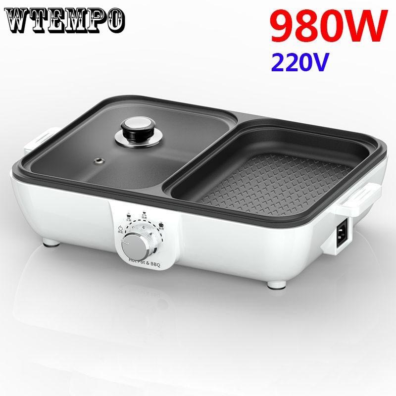 980W 2 человека BBC Heat Pot Машина Многоцелевой гриль Пан Жареный стейк Пан Бездымный антипригарный горшок для семьи
980W 2 человека BBC Heat Pot Машина Многоцелевой гриль Пан Жареный стейк Пан Бездымный антипригарный горшок для семьи