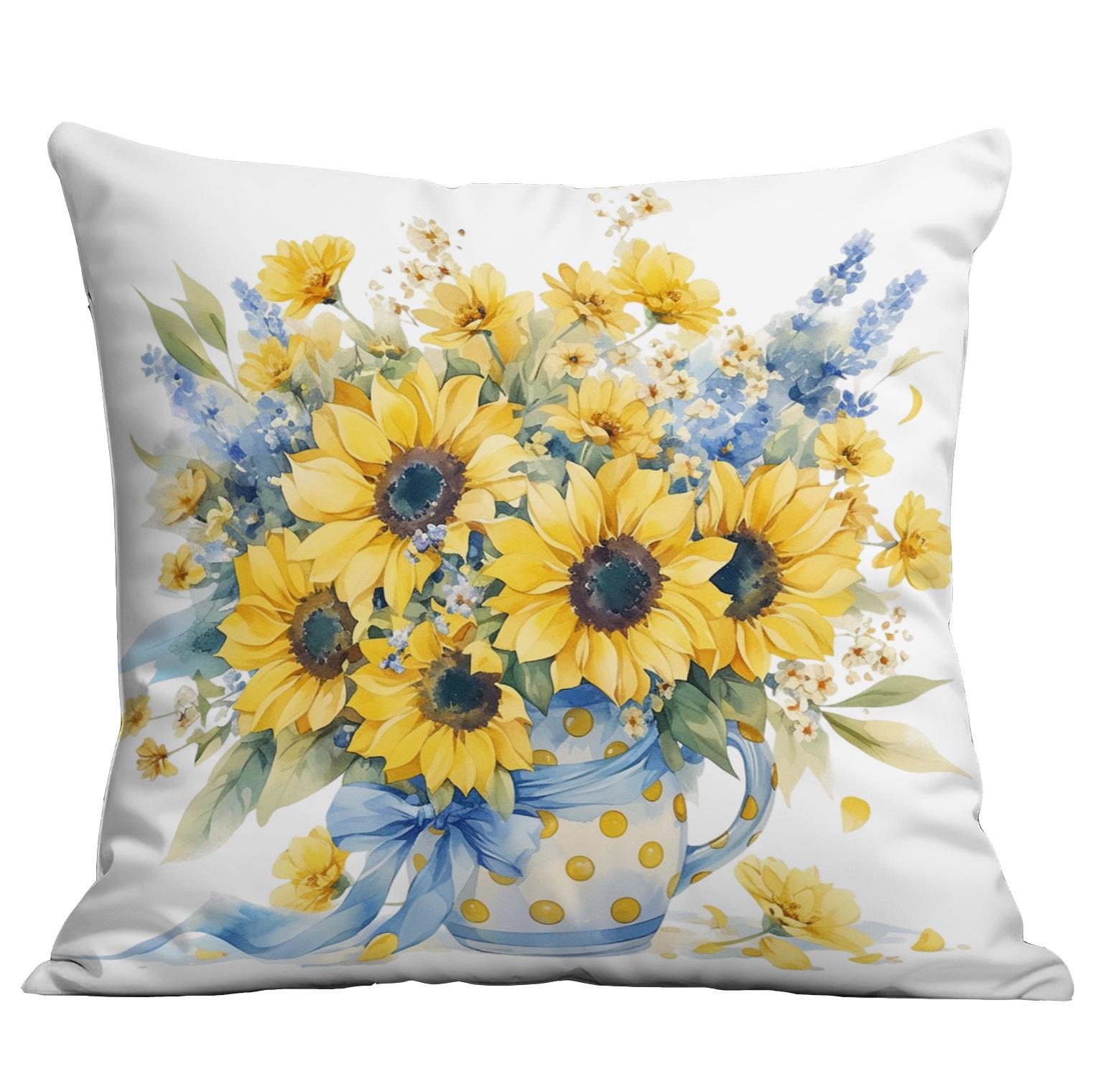 Весняні та літні квіти Маргаритка Соняшник Надрукована наволочка Домашня вітальня Диван Спальня Чохол для подушки 45 * 45Cm
Весняні та літні квіти Маргаритка Соняшник Надрукована наволочка Домашня вітальня Диван Спальня Чохол для подушки 45 * 45Cm
