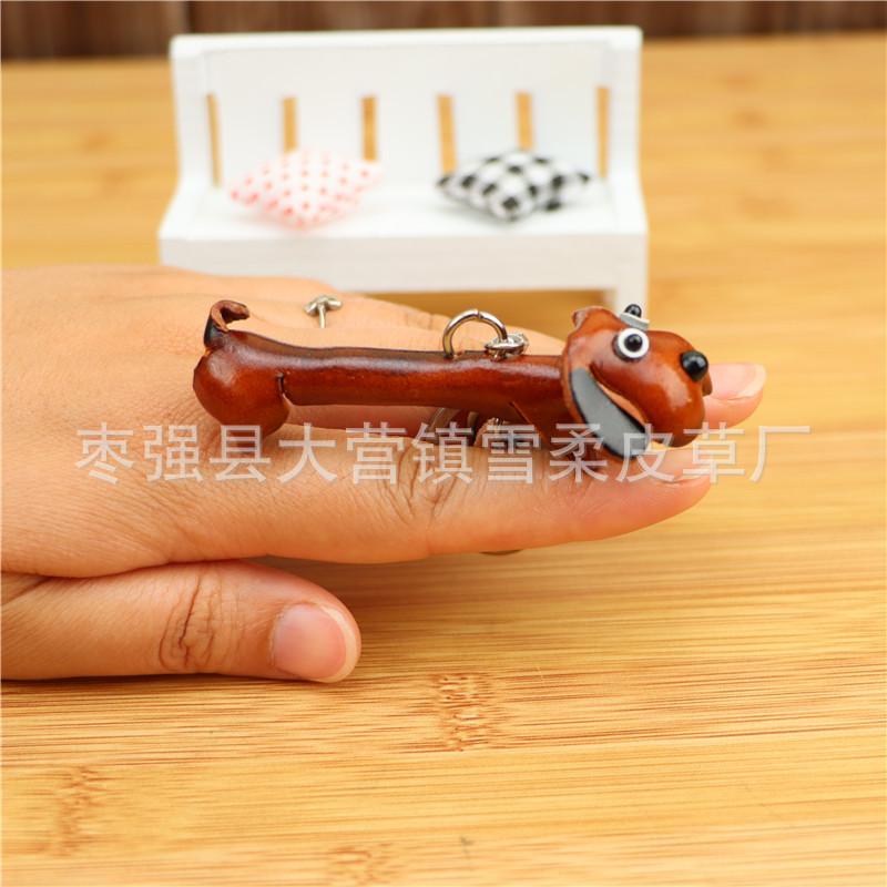 First Layer Cowhide Creative Puppy Pendant Bag Pendant Car Zodiac Keychain Animal Dachshund Dog Doll Gift коричневий
First Layer Cowhide Creative Puppy Pendant Bag Pendant Car Zodiac Keychain Animal Dachshund Dog Doll Gift коричневий