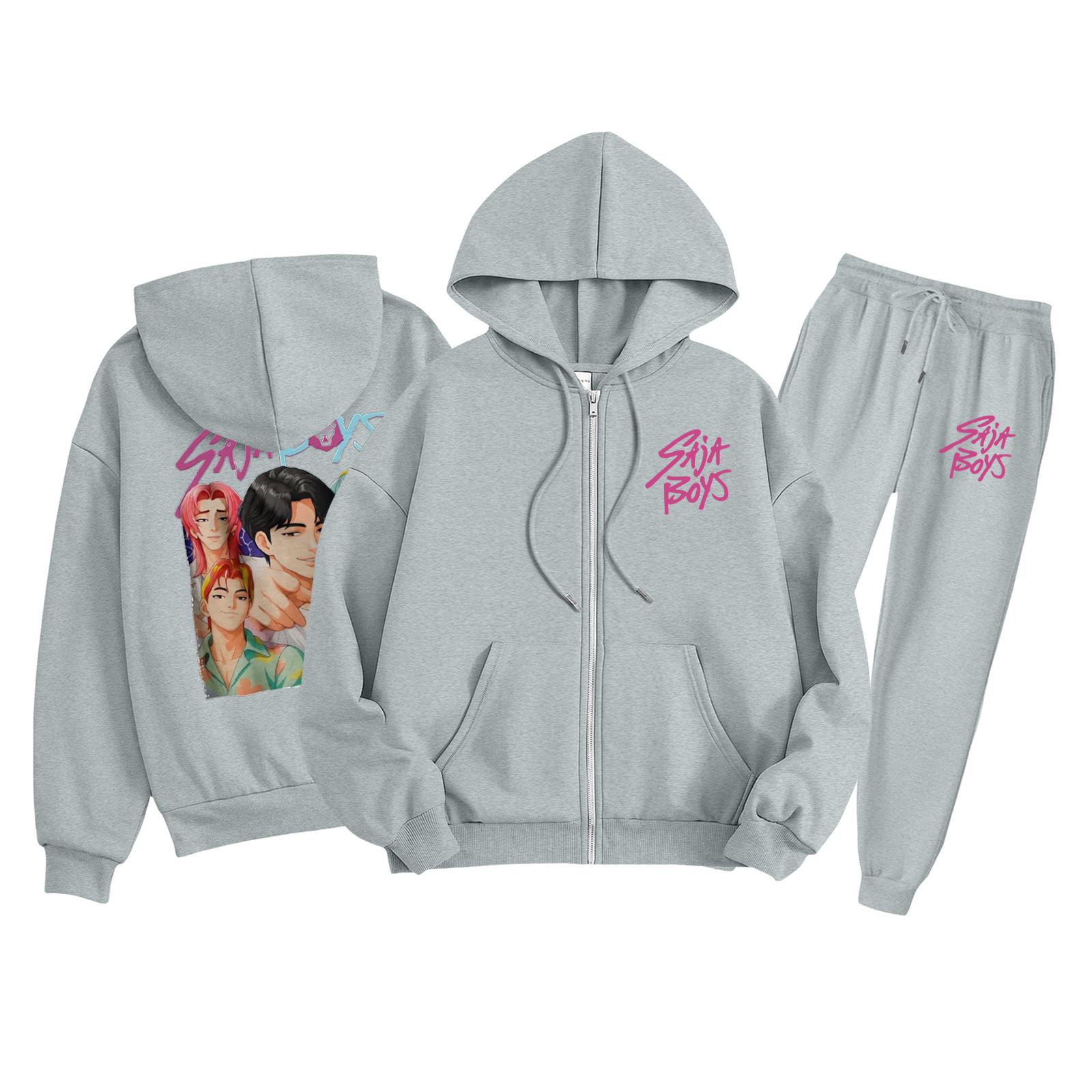 Children s Fashion Long Sleeve Zipper Hooded Sweatshirt Sweatpants Print Pocket Sweatshirt Set 110
Children s Fashion Long Sleeve Zipper Hooded Sweatshirt Sweatpants Print Pocket Sweatshirt Set 110