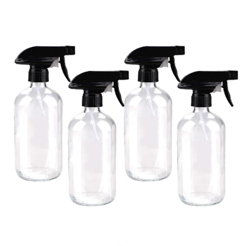 4 стеклянных флакона-распылителя, 16 унций прозрачных стеклянных флаконов-распылителей с регулируемой насадкой, многоразовые контейнеры для чистки, для чистки 480ml&Glass
4 стеклянных флакона-распылителя, 16 унций прозрачных стеклянных флаконов-распылителей с регулируемой насадкой, многоразовые контейнеры для чистки, для чистки 480ml&Glass