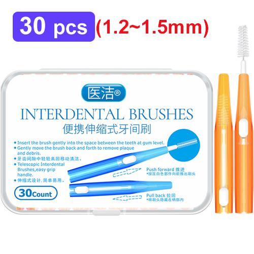 0.6-1.5Mm Interdental Brush Teeth Cleaning Orthodontics Oral Wellness Toothpick Dental Tool Floss Orthodontic Tooth Brush Dentistry W17357WW-
0.6-1.5Mm Interdental Brush Teeth Cleaning Orthodontics Oral Wellness Toothpick Dental Tool Floss Orthodontic Tooth Brush Dentistry W17357WW-