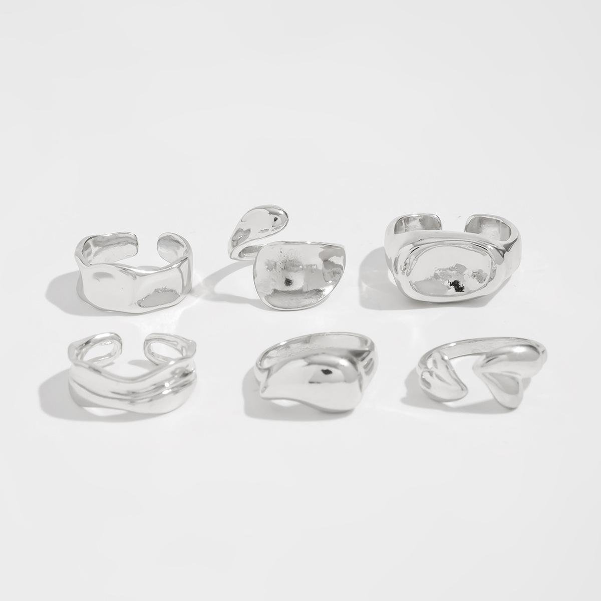 Wind Metal Lava Pleated Smooth Ring Set, Personalized Bow Joint Ring Ring Female
Wind Metal Lava Pleated Smooth Ring Set, Personalized Bow Joint Ring Ring Female