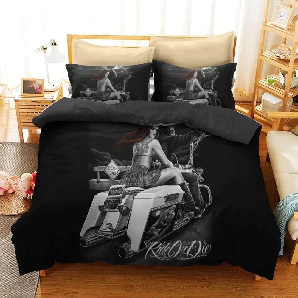 Motorcyc Skeleton Skull 3D Printed Bedding Set Motorcyc Duvet Cover Sets Beds Quilt Covers Single Double Queen King Size 135x200cm
Motorcyc Skeleton Skull 3D Printed Bedding Set Motorcyc Duvet Cover Sets Beds Quilt Covers Single Double Queen King Size 135x200cm
