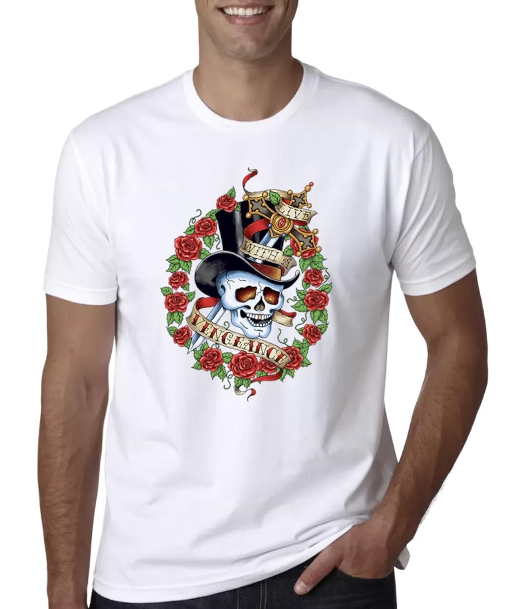 Live with Vengeance Tattoo T-Shirt 5XL різнокольоровий
Live with Vengeance Tattoo T-Shirt 5XL різнокольоровий