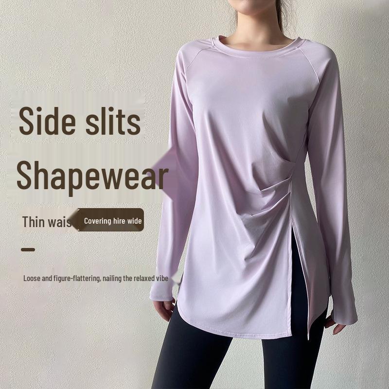 Women s Quick-Dry Long Sleeve Slit Sport Top - Loose Fit, Hip-Covering Length for Running & Yoga Small
Women s Quick-Dry Long Sleeve Slit Sport Top - Loose Fit, Hip-Covering Length for Running & Yoga Small