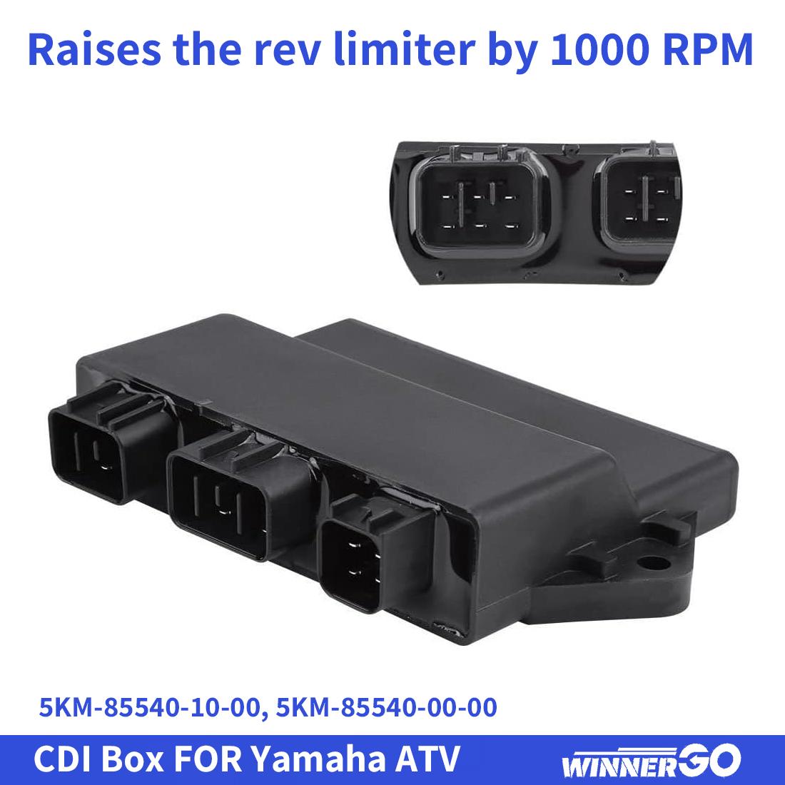 12V CDI Box Unit for Yamaha Grizzly 660 YFM660F YFM660FG YFM660FA 600cc ATVs Parts 5KM-85540-10-00 5KM855400000 rev 1000 rpm
12V CDI Box Unit for Yamaha Grizzly 660 YFM660F YFM660FG YFM660FA 600cc ATVs Parts 5KM-85540-10-00 5KM855400000 rev 1000 rpm