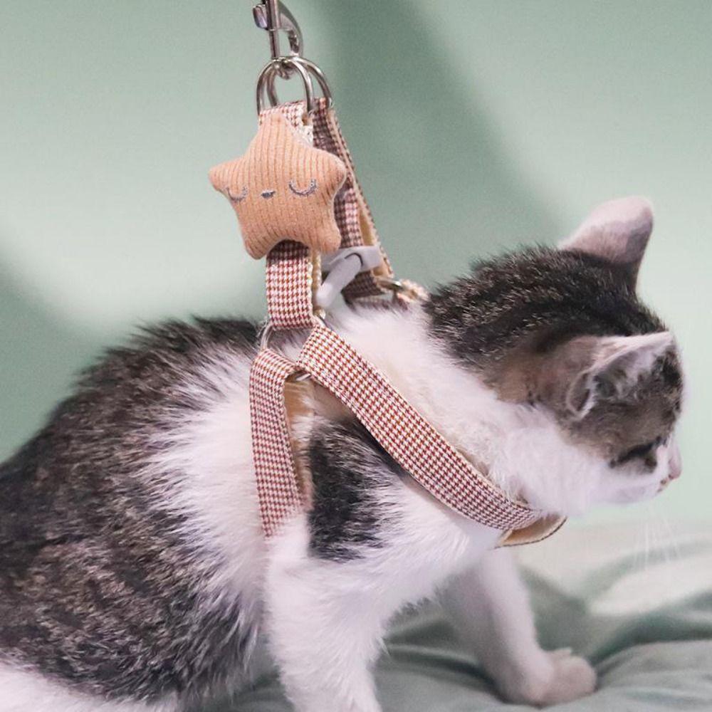 Nylon Pet Traction Rope Thousand Bird Grid Chest Back Dog Leash Starfish Cat Chest Strap Training
Nylon Pet Traction Rope Thousand Bird Grid Chest Back Dog Leash Starfish Cat Chest Strap Training