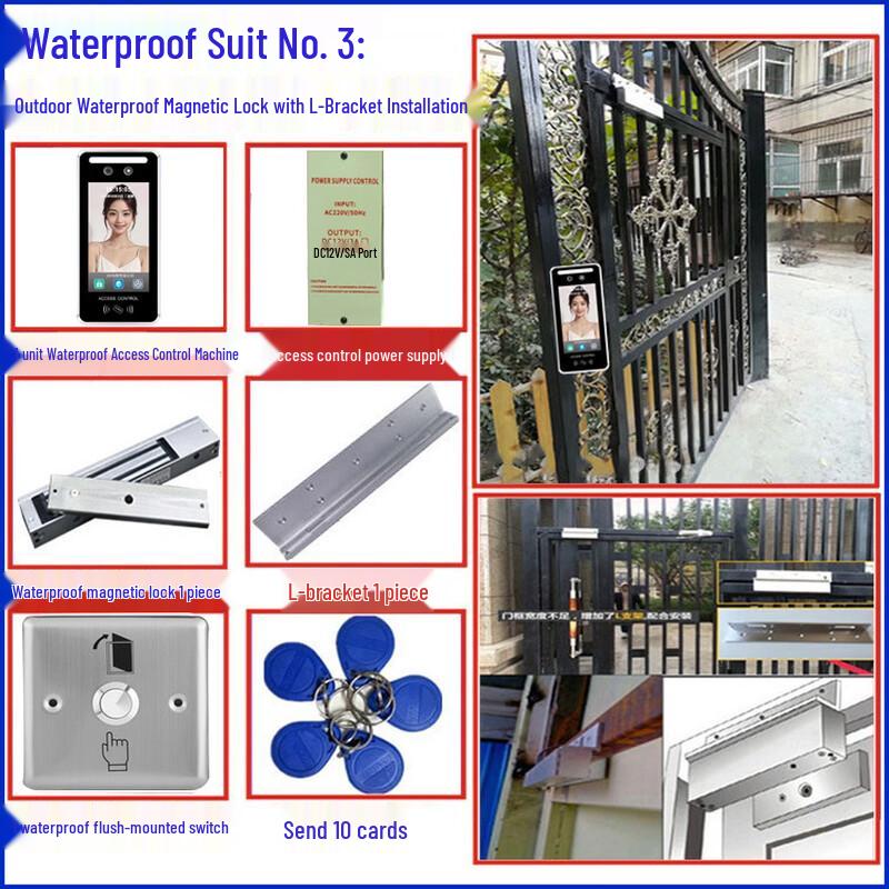Dynamic Facial Recognition Access Control & Attendance System CN plug (adapter included)
Dynamic Facial Recognition Access Control & Attendance System CN plug (adapter included)