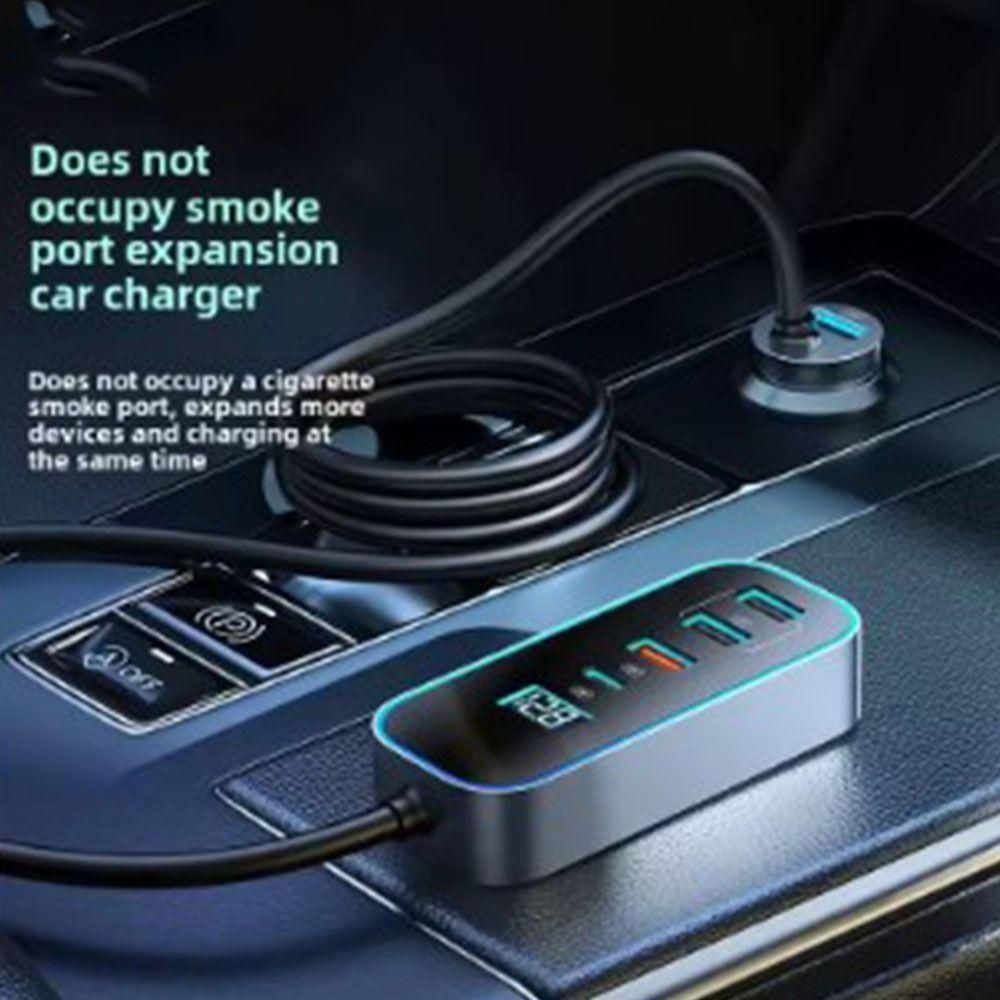 Автомобильный USB-адаптер Type-C с цифровым дисплеем, автомобильный прикуриватель, автомобильное зарядное устройство для телефона, зарядка мобильного телефона
Автомобильный USB-адаптер Type-C с цифровым дисплеем, автомобильный прикуриватель, автомобильное зарядное устройство для телефона, зарядка мобильного телефона
