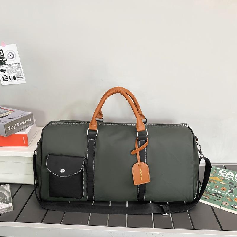 Travel bag Large capacity fitness bag Men s business leisure sports shoulder bag Trend business travel accommodation storage large bag зелений
Travel bag Large capacity fitness bag Men s business leisure sports shoulder bag Trend business travel accommodation storage large bag зелений