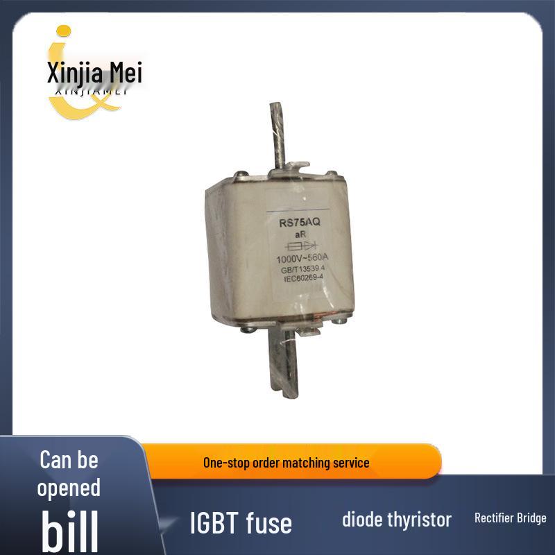 RS75AQ aR 1000V/560A Low Voltage Fast Blow Fuse: 250A-500A Models 400A
RS75AQ aR 1000V/560A Low Voltage Fast Blow Fuse: 250A-500A Models 400A