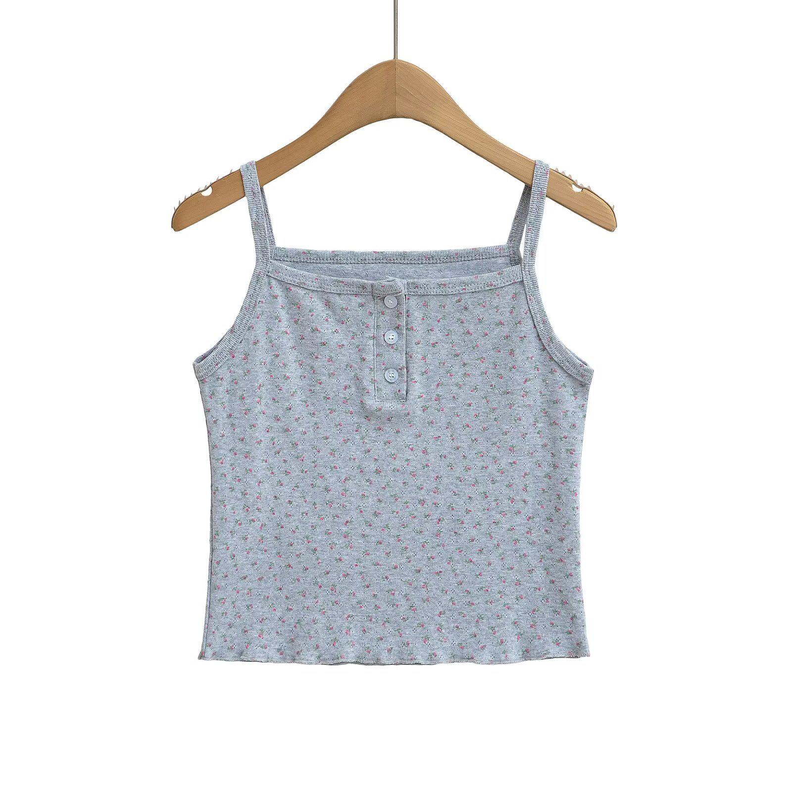 Spring/Summer 2025 Floral Sleeveless Women s Vest Top Medium сірий колір
Spring/Summer 2025 Floral Sleeveless Women s Vest Top Medium сірий колір