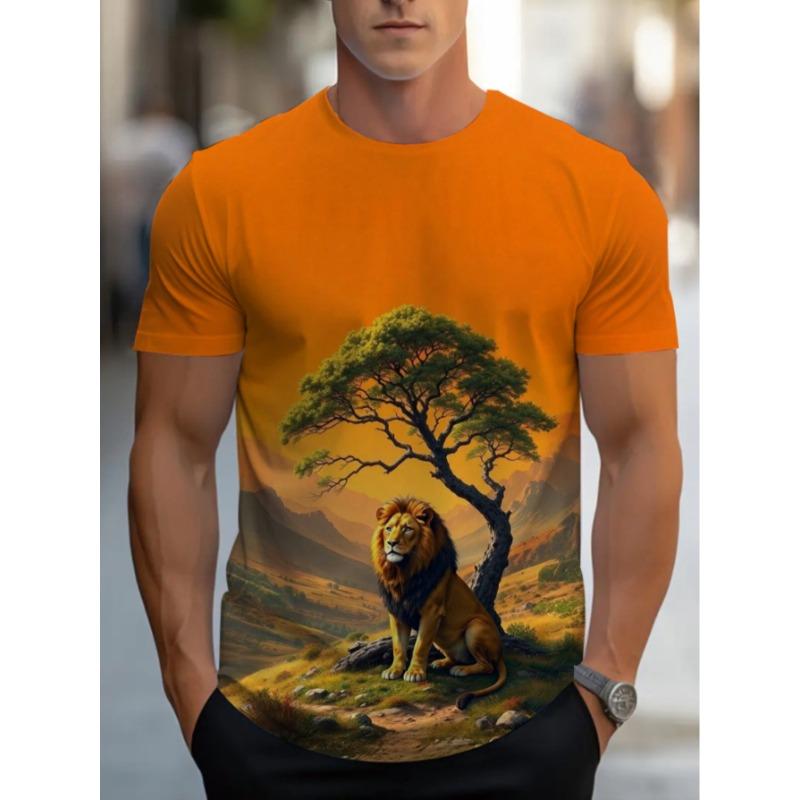 Men s Lion and Tree Print T-Shirt 8XL
Men s Lion and Tree Print T-Shirt 8XL