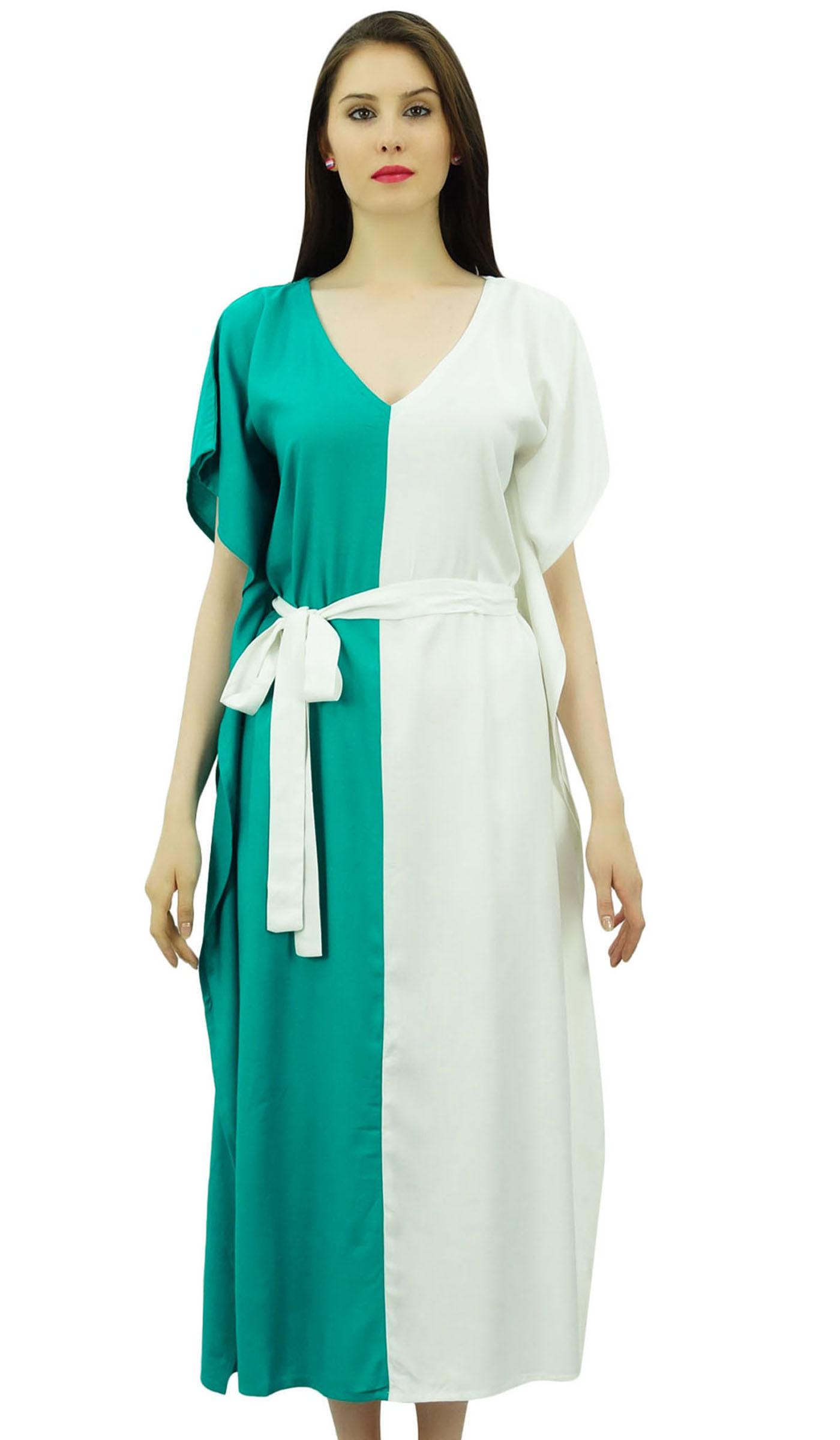 Bimba Womens Long Rayon 2 Colours Kaftan With Belt Designer Beach Cover Up Caftan Maxi 8 чирок зелений колір
Bimba Womens Long Rayon 2 Colours Kaftan With Belt Designer Beach Cover Up Caftan Maxi 8 чирок зелений колір