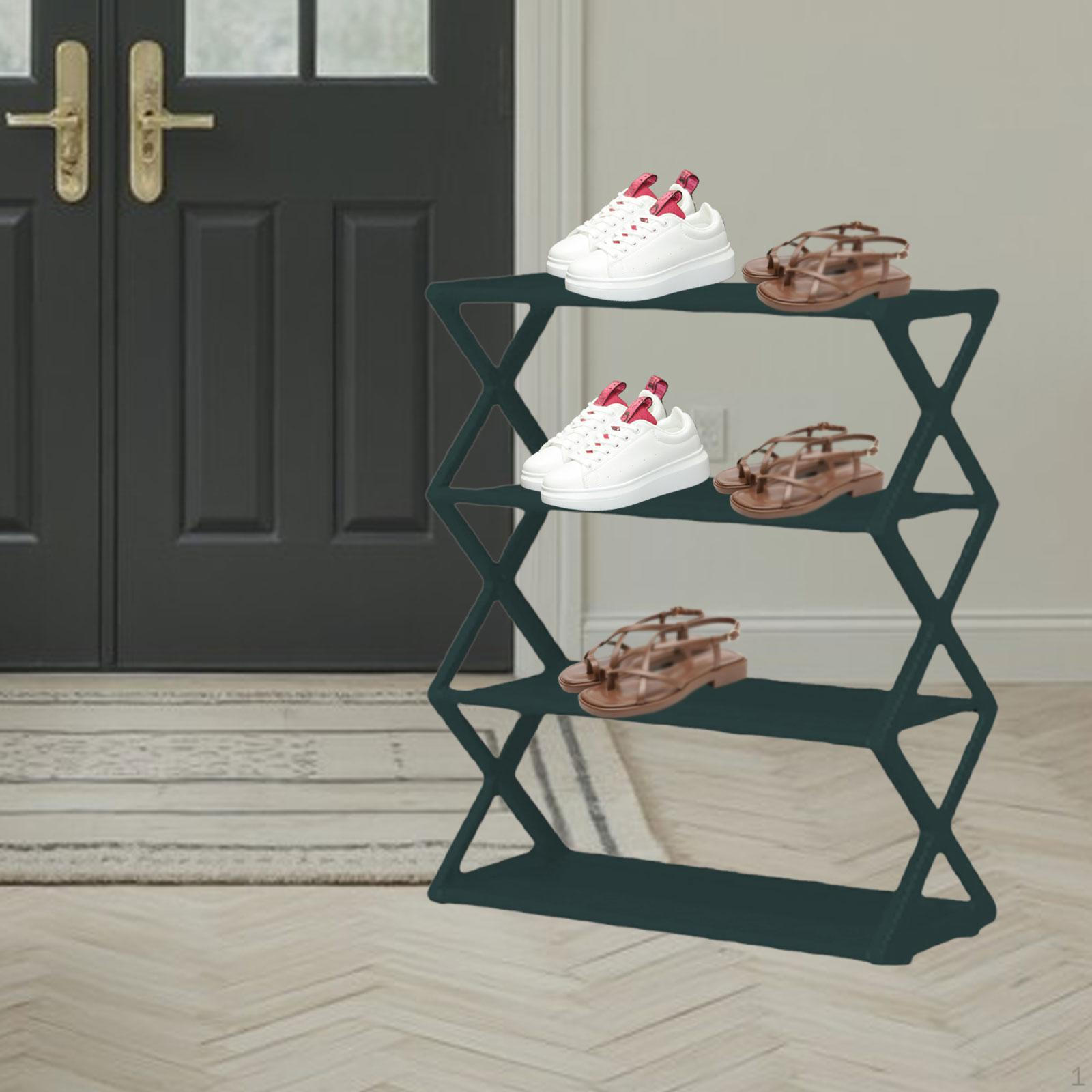 Органайзер для обуви 4-ярусный 16,5x7,3x19,5 дюймов Многофункциональный для прихожей Простая сборка Пылезащитный Blackish Green
Органайзер для обуви 4-ярусный 16,5x7,3x19,5 дюймов Многофункциональный для прихожей Простая сборка Пылезащитный Blackish Green