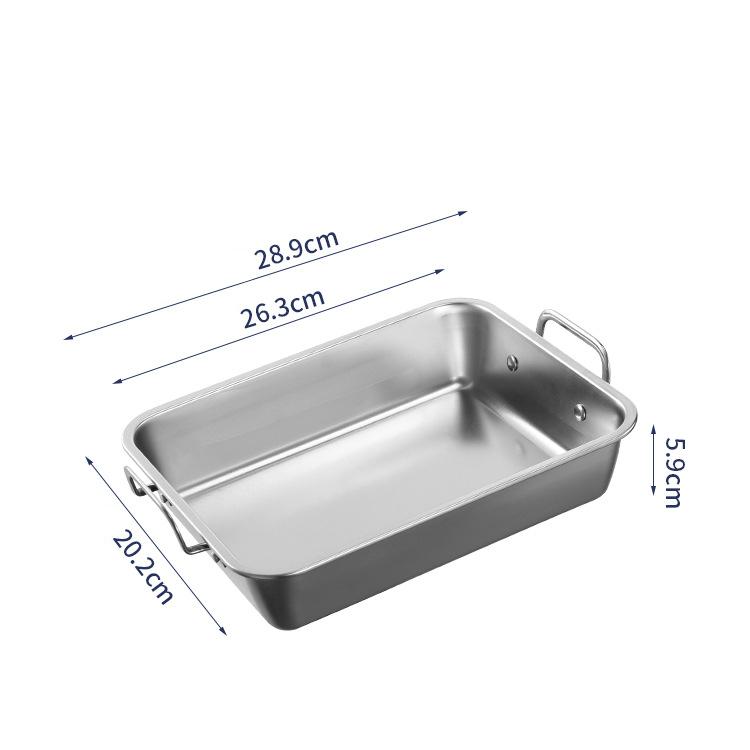 Квадратная тарелка с плоским дном для жареной рыбы, поднос для барбекю из нержавеющей стали, контейнер для еды, прямоугольная форма для выпечки пельменей для кухни
Квадратная тарелка с плоским дном для жареной рыбы, поднос для барбекю из нержавеющей стали, контейнер для еды, прямоугольная форма для выпечки пельменей для кухни