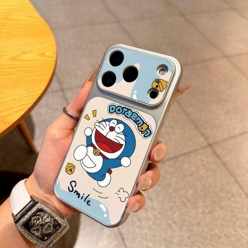 Doraemon Leather Texture Phone Case for Apple iPhone 13-17 Pro Max with Large Window and Electroplating, Female Design iPhone 15 Plus
Doraemon Leather Texture Phone Case for Apple iPhone 13-17 Pro Max with Large Window and Electroplating, Female Design iPhone 15 Plus