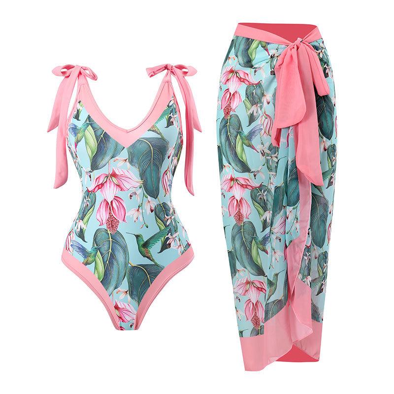 2024 European & American Women s Sexy One-Piece Swimsuit Tie-Up Bikini with Chiffon Long Dress Cover-Up Large
2024 European & American Women s Sexy One-Piece Swimsuit Tie-Up Bikini with Chiffon Long Dress Cover-Up Large