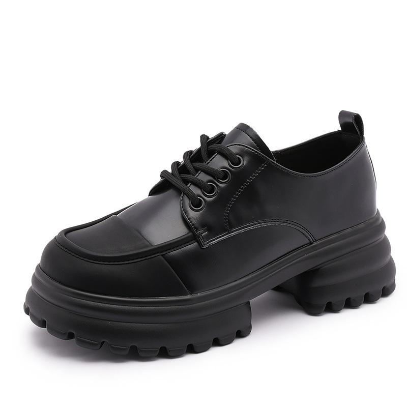 Leather platform loafers women s color matching 2025 autumn new lace-up casual small leather shoes women s height-increasing versatile single shoes 35
Leather platform loafers women s color matching 2025 autumn new lace-up casual small leather shoes women s height-increasing versatile single shoes 35