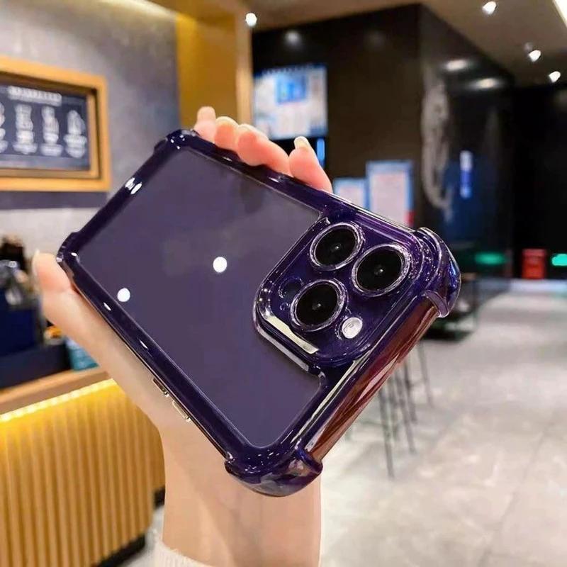 Luxury Shockproof Phone Case For For Iphone 11 12 13 14 15 16 Pro Max X Xs XR Max 7 8 6 6S Plus Clear Bumper Transparent Cover For iPhone 6s Plus
Luxury Shockproof Phone Case For For Iphone 11 12 13 14 15 16 Pro Max X Xs XR Max 7 8 6 6S Plus Clear Bumper Transparent Cover For iPhone 6s Plus