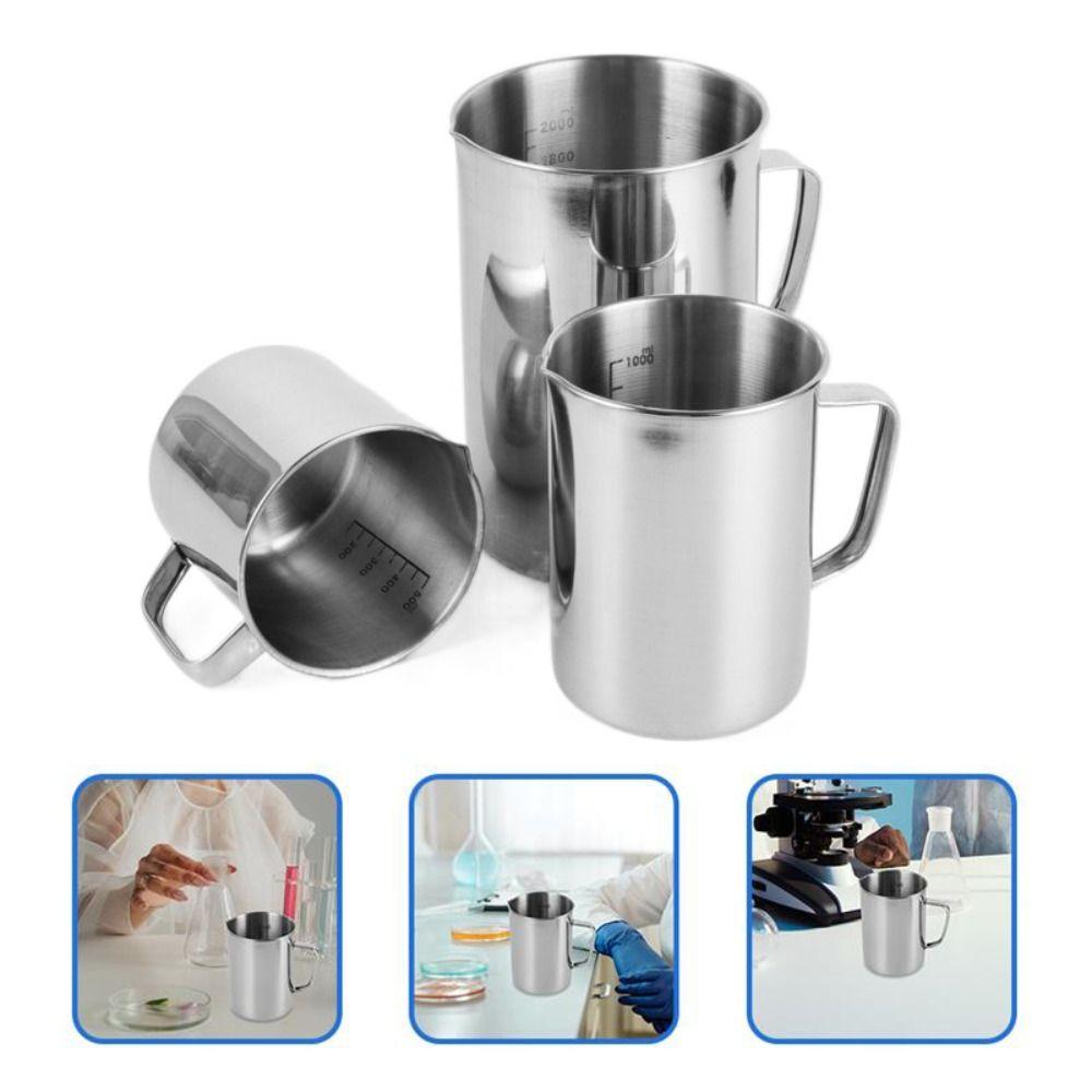 Graduated Measuring Cups Stainless Steel Espresso Mugs New Laboratory Beaker Baking 500 ml
Graduated Measuring Cups Stainless Steel Espresso Mugs New Laboratory Beaker Baking 500 ml