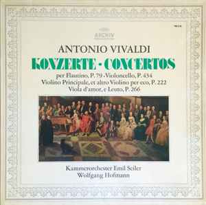 LP Record ANTONIO VIVALDI - Konzerte = Concertos 198318 Archiv Produkti - Germany Classical Used
LP Record ANTONIO VIVALDI - Konzerte = Concertos 198318 Archiv Produkti - Germany Classical Used