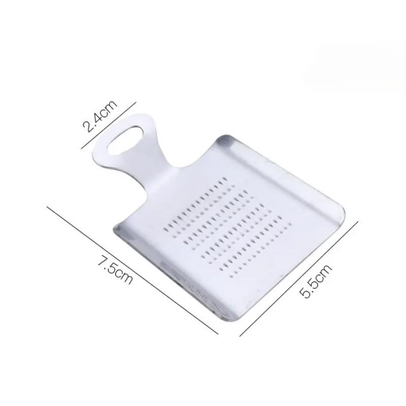 1 шт. измельчитель чеснока из нержавеющей стали, терка для имбиря, васаби, горчицы, измельчитель для овощей, измельчитель, домашний кухонный инструмент
1 шт. измельчитель чеснока из нержавеющей стали, терка для имбиря, васаби, горчицы, измельчитель для овощей, измельчитель, домашний кухонный инструмент