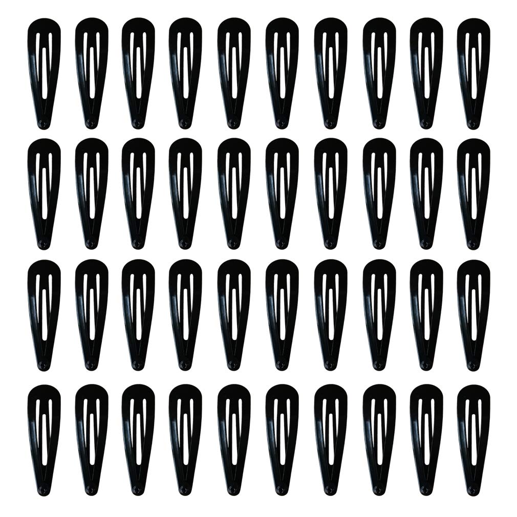 40 Pack Black 2 Inch Barrettes Women Metal Snap Hair Clips Accessories
40 Pack Black 2 Inch Barrettes Women Metal Snap Hair Clips Accessories