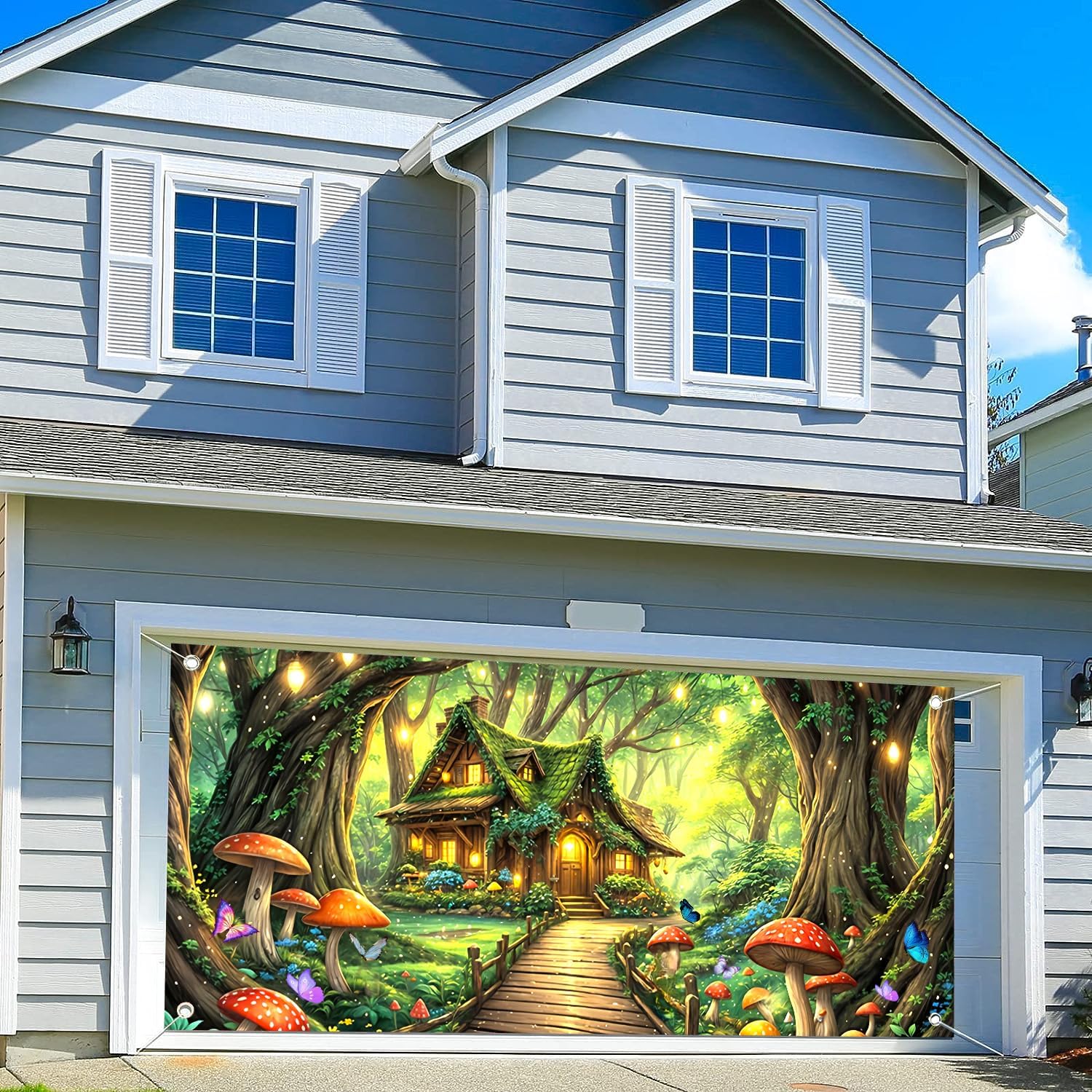 Enchanted Forest Garage Door Cover – 16x7FT Fairy Tale Wonderland Backdrop with Mushrooms, Butterflies, and Grass for Jungle-Themed Decor, 8X6FT зелёный
Enchanted Forest Garage Door Cover – 16x7FT Fairy Tale Wonderland Backdrop with Mushrooms, Butterflies, and Grass for Jungle-Themed Decor, 8X6FT зелёный