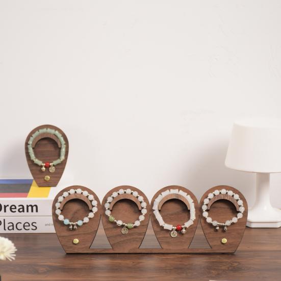 Bracelet Holder Wooden Jewelry Display Stand Desktop Bracelet Organizer Necklace Holder for Bedroom Dressing Table S
Bracelet Holder Wooden Jewelry Display Stand Desktop Bracelet Organizer Necklace Holder for Bedroom Dressing Table S