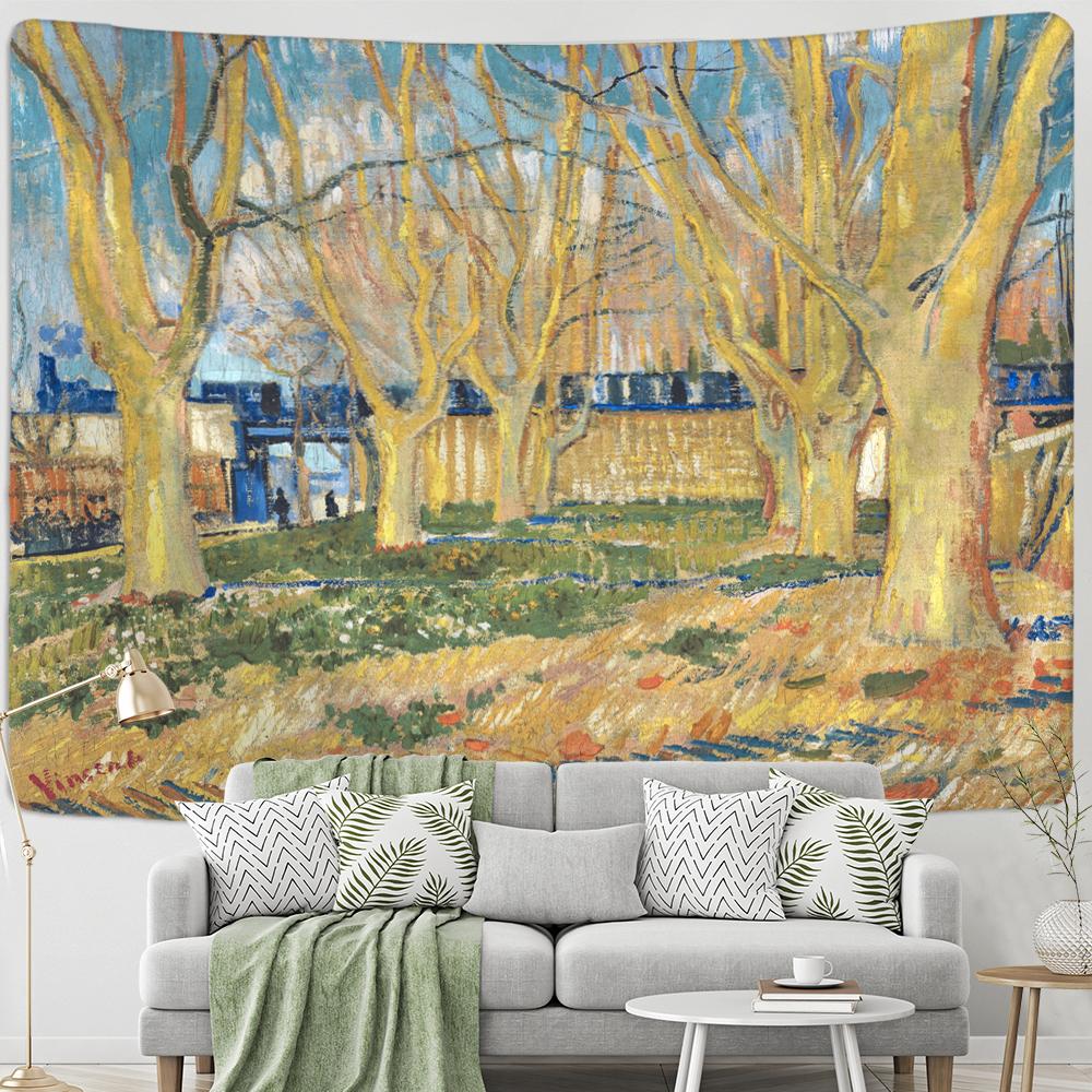 Оливковое дерево пасторальная картина маслом гобелен настенный в стиле бохо Ван Гог живопись хиппи тапиз домашний декор фоновая ткань 95x70cm
Оливковое дерево пасторальная картина маслом гобелен настенный в стиле бохо Ван Гог живопись хиппи тапиз домашний декор фоновая ткань 95x70cm