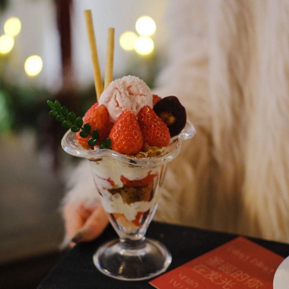 Elegant Glass Pudding Cups Flower-Shape Glass Goblet Durable Ice Cream Cup Dining Utensils прозорий
Elegant Glass Pudding Cups Flower-Shape Glass Goblet Durable Ice Cream Cup Dining Utensils прозорий