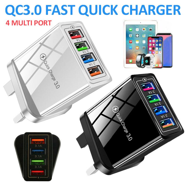Lvye New 4 Multi Port QC3.0 Быстрое быстрое зарядное устройство Настенное зарядное устройство Адаптер USB-концентратор Великобритания Штекер
Lvye New 4 Multi Port QC3.0 Быстрое быстрое зарядное устройство Настенное зарядное устройство Адаптер USB-концентратор Великобритания Штекер