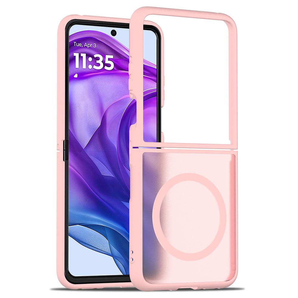 Для Motorola Razr 50 Ultra 5G/Razr+ 2024 5G Чохол Сумісний з MagSafe TPU Рамка Акрилова Задня Кришка Телефону Шкіра На Дотик Pink
Для Motorola Razr 50 Ultra 5G/Razr+ 2024 5G Чохол Сумісний з MagSafe TPU Рамка Акрилова Задня Кришка Телефону Шкіра На Дотик Pink