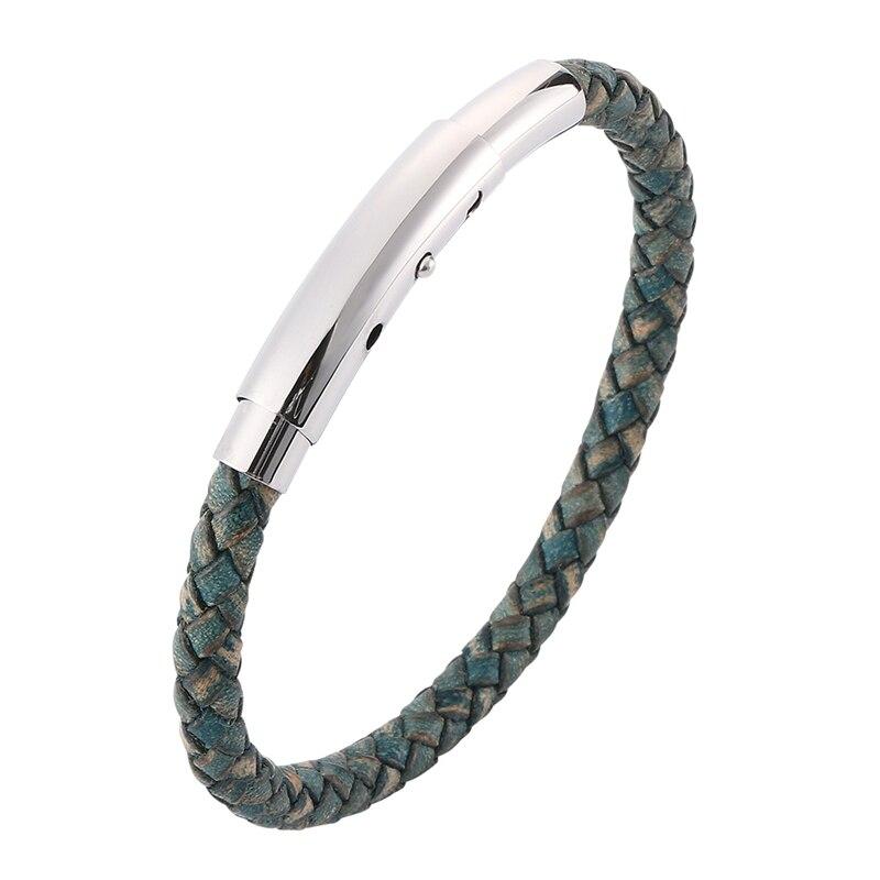 Чоловічий браслет Vintage справжнього плетеного шкіряного браслета чоловічий браслет браслети регульованої довжини чоловік ювелірний подарунок зелений
Чоловічий браслет Vintage справжнього плетеного шкіряного браслета чоловічий браслет браслети регульованої довжини чоловік ювелірний подарунок зелений