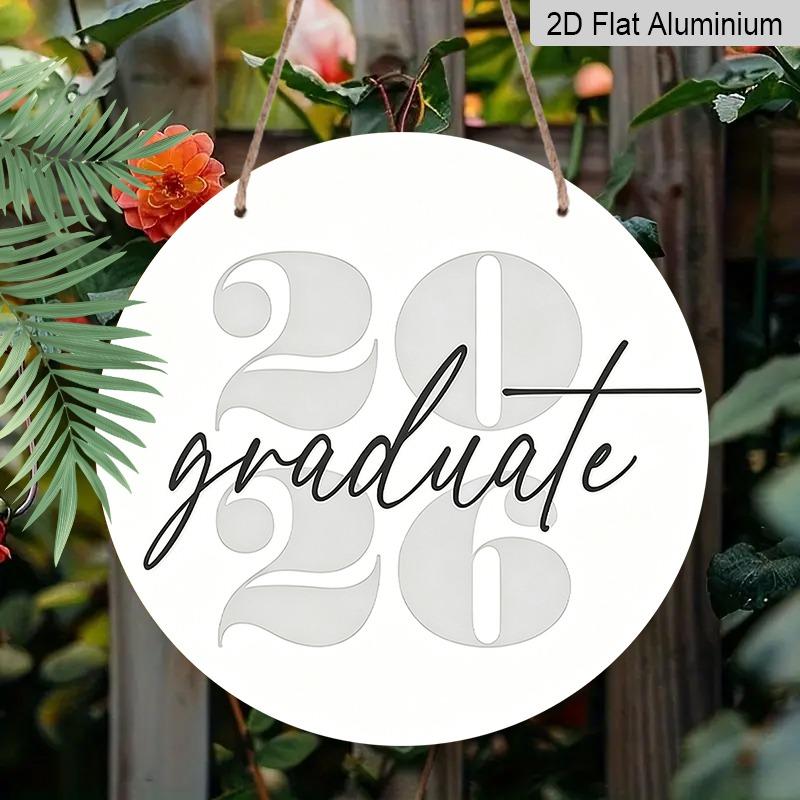 2D Flat Aluminum 2026 Graduation-themed Wall Hanging Souvenir Gift, Available in Various Sizes, Gray Tones and Handwritten Design, Ideal for Home 7.87×7.87inch
2D Flat Aluminum 2026 Graduation-themed Wall Hanging Souvenir Gift, Available in Various Sizes, Gray Tones and Handwritten Design, Ideal for Home 7.87×7.87inch
