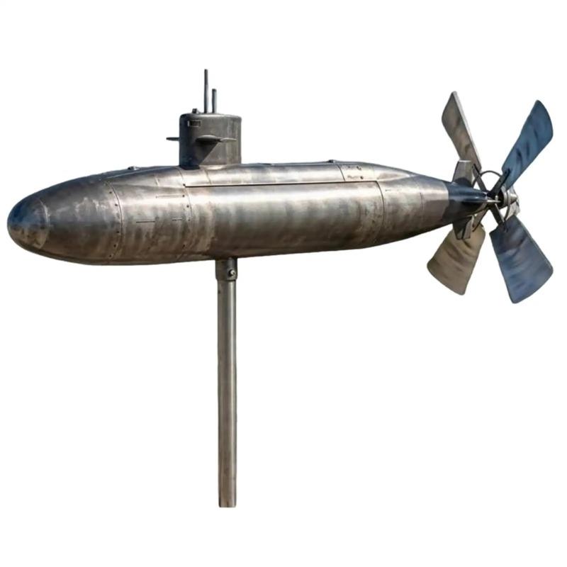 Navy Submarine Wind Spinner Outdoor Garden Decor, Rotating Submarines Yard Spinners with Spin Blades, Motion Art Winds Sculpture, Propeller Windmill білий
Navy Submarine Wind Spinner Outdoor Garden Decor, Rotating Submarines Yard Spinners with Spin Blades, Motion Art Winds Sculpture, Propeller Windmill білий
