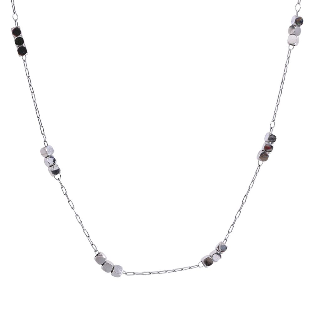 Yhpup Stainless Steel Square Polished Chic Chain Thin Korean Necklace Fashion Exquisite Waterproof Jewelry for Women Charm Gift
Yhpup Stainless Steel Square Polished Chic Chain Thin Korean Necklace Fashion Exquisite Waterproof Jewelry for Women Charm Gift