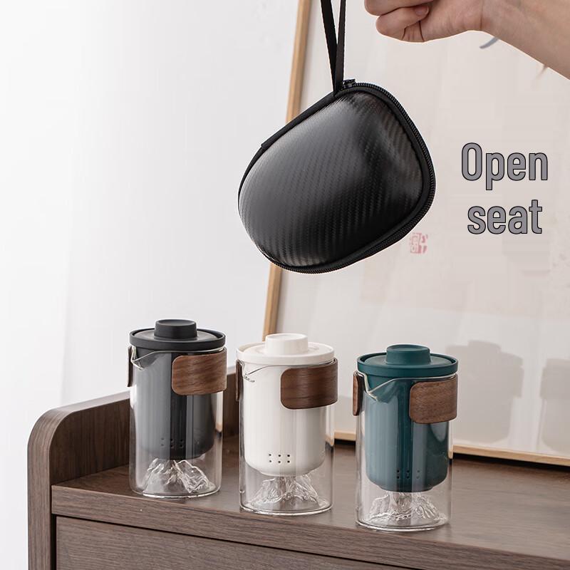 Portable Ceramic Travel Tea Set (1 Pot, 4 Cups)
Portable Ceramic Travel Tea Set (1 Pot, 4 Cups)