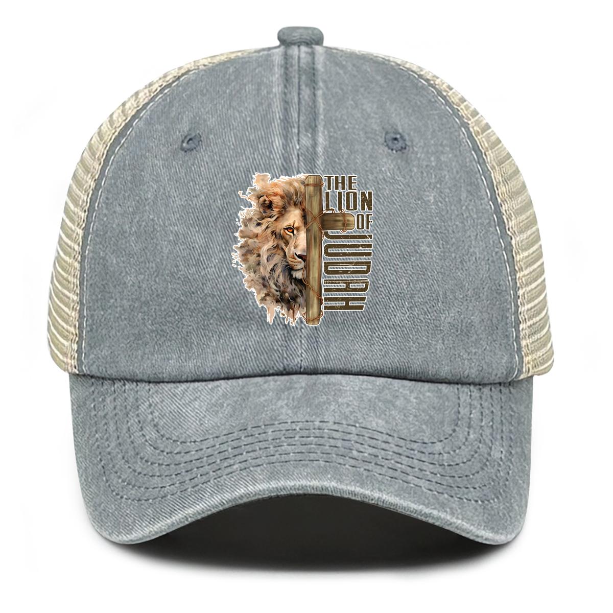 Бейсболка с принтом «Лев Иуды» и распятием, плоская кепка, потертый головной убор, солнцезащитный козырек, модная регулируемая сетчатая кепка as the picture серый
Бейсболка с принтом «Лев Иуды» и распятием, плоская кепка, потертый головной убор, солнцезащитный козырек, модная регулируемая сетчатая кепка as the picture серый