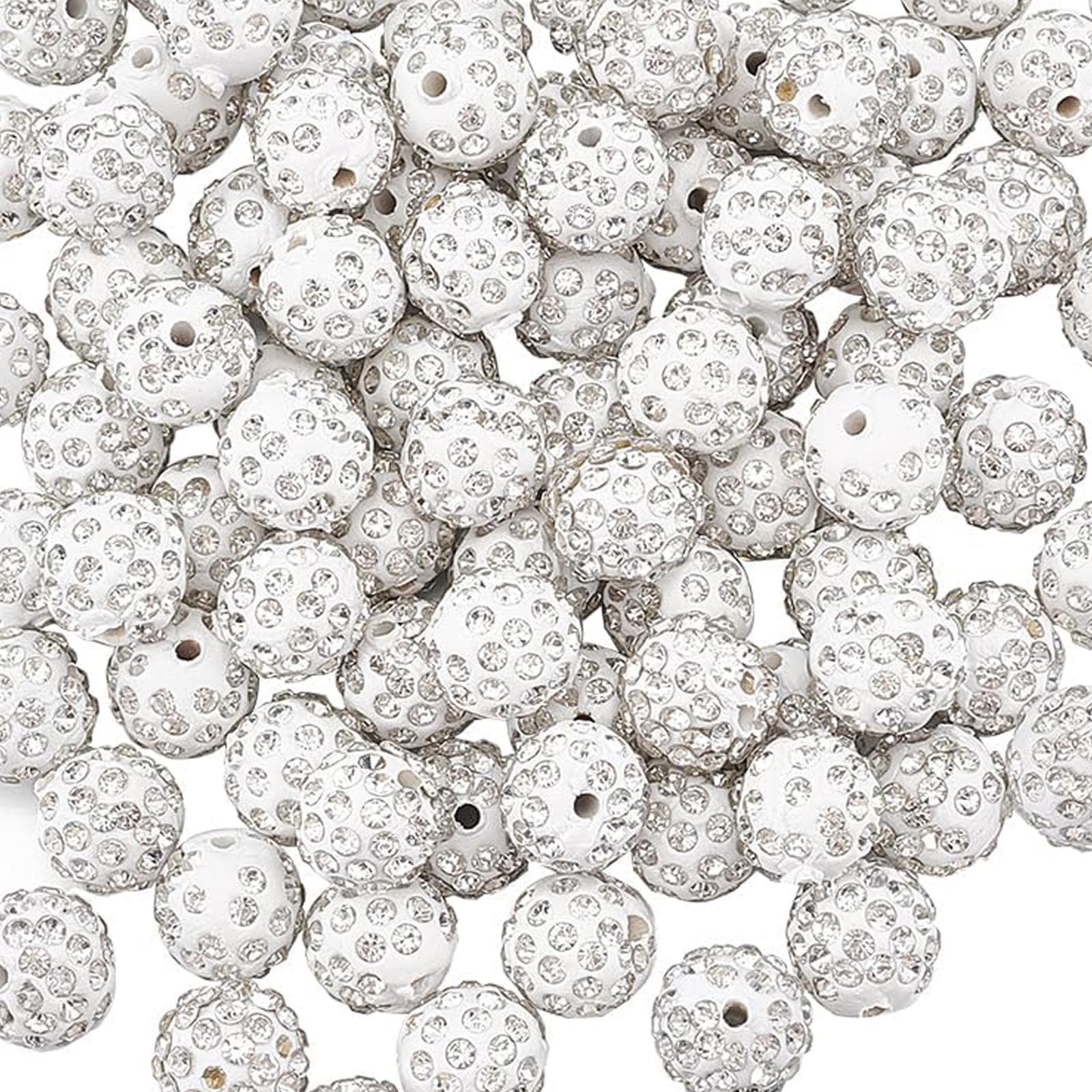 100pcs Crafting Rhinestones Clay Beads Delicate White Rhinestones Embellished Clay Beads Accent for Craft Lovers 6mm
100pcs Crafting Rhinestones Clay Beads Delicate White Rhinestones Embellished Clay Beads Accent for Craft Lovers 6mm