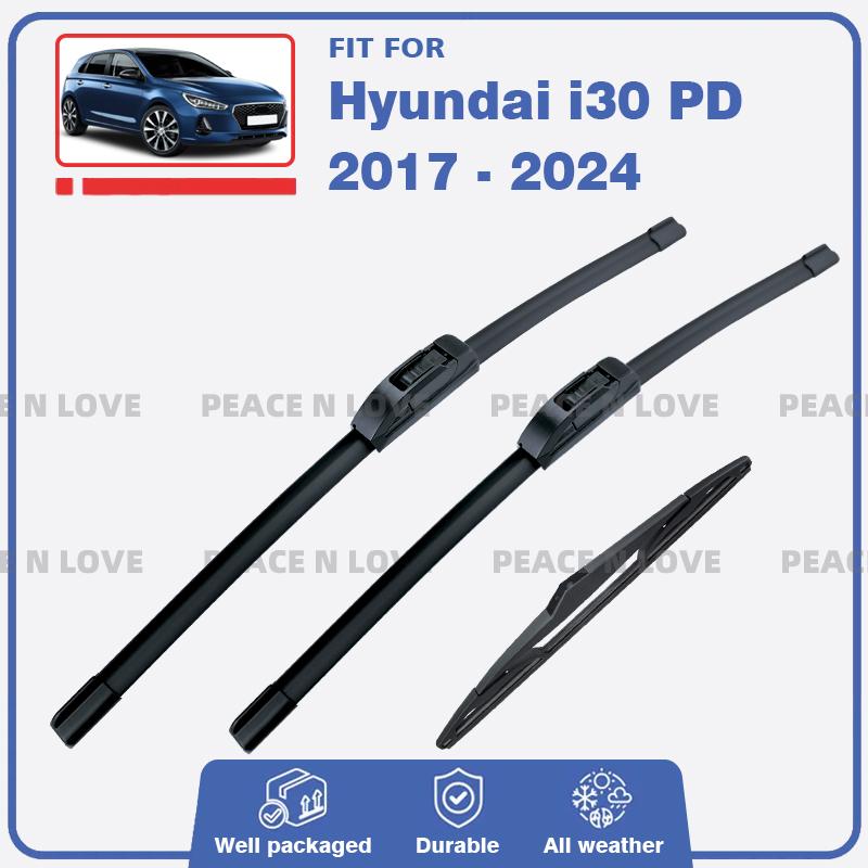 Front Rear Wiper Blades Set For Hyundai i30 PD Hatch 2017 - 2024 3PC Windshield Windscreen Window Brushes Washer Car Accessories RHD
Front Rear Wiper Blades Set For Hyundai i30 PD Hatch 2017 - 2024 3PC Windshield Windscreen Window Brushes Washer Car Accessories RHD