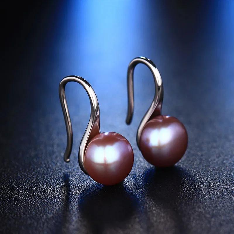 HENGSHENG Trendy Jewelry Earrings 8-9mm Black 100% Nature Freshwater Pearl Earring For Women Gift 925 Silver Earrings фіолетовий
HENGSHENG Trendy Jewelry Earrings 8-9mm Black 100% Nature Freshwater Pearl Earring For Women Gift 925 Silver Earrings фіолетовий
