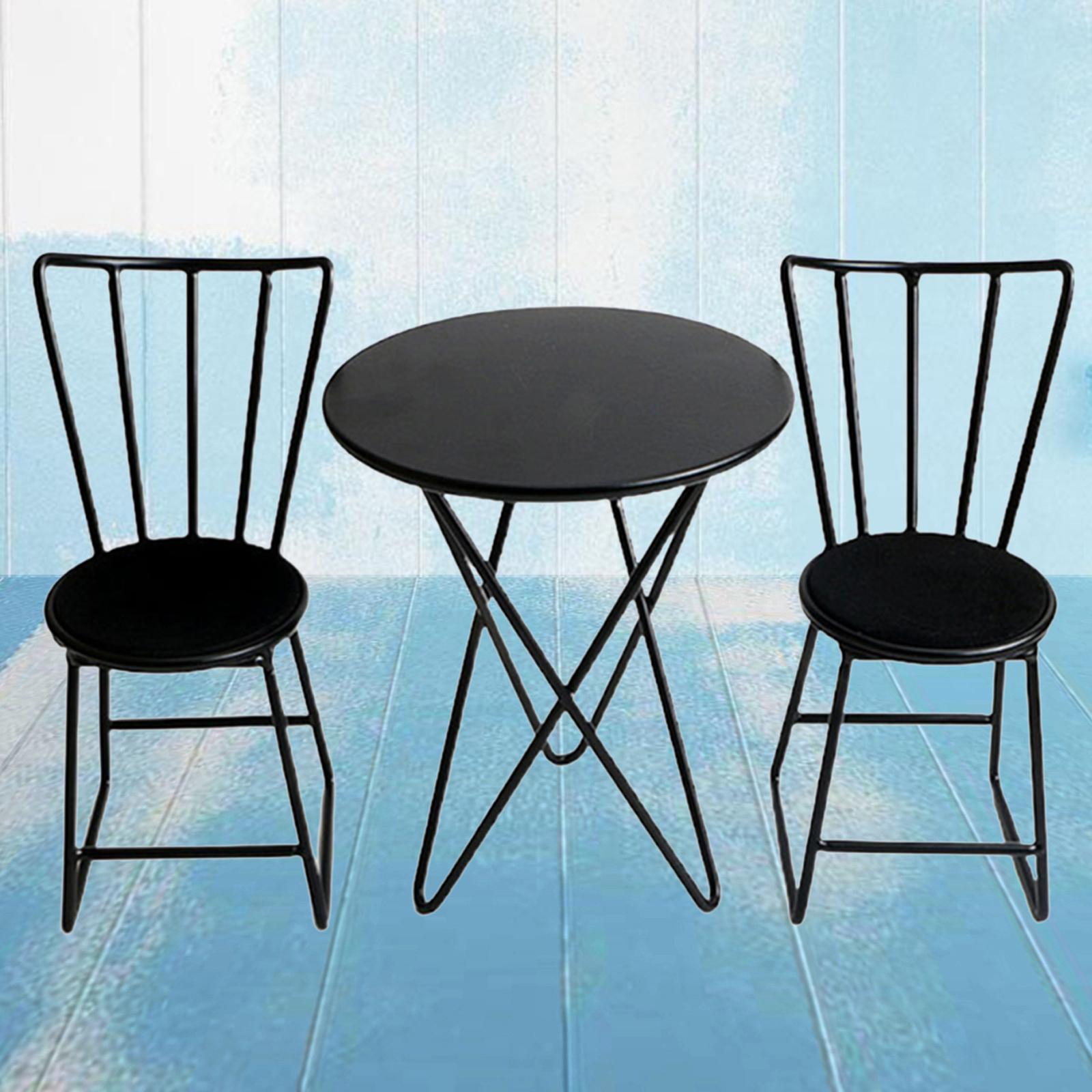 1:6 Dollhouse Miniature Outdoor Table and Set for mini size living Room Decoration чорний
1:6 Dollhouse Miniature Outdoor Table and Set for mini size living Room Decoration чорний