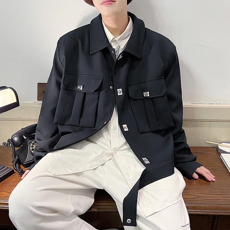 Men s Trendy Autumn/Winter Loose Casual Jacket with Metal Buckle M чёрный
Men s Trendy Autumn/Winter Loose Casual Jacket with Metal Buckle M чёрный