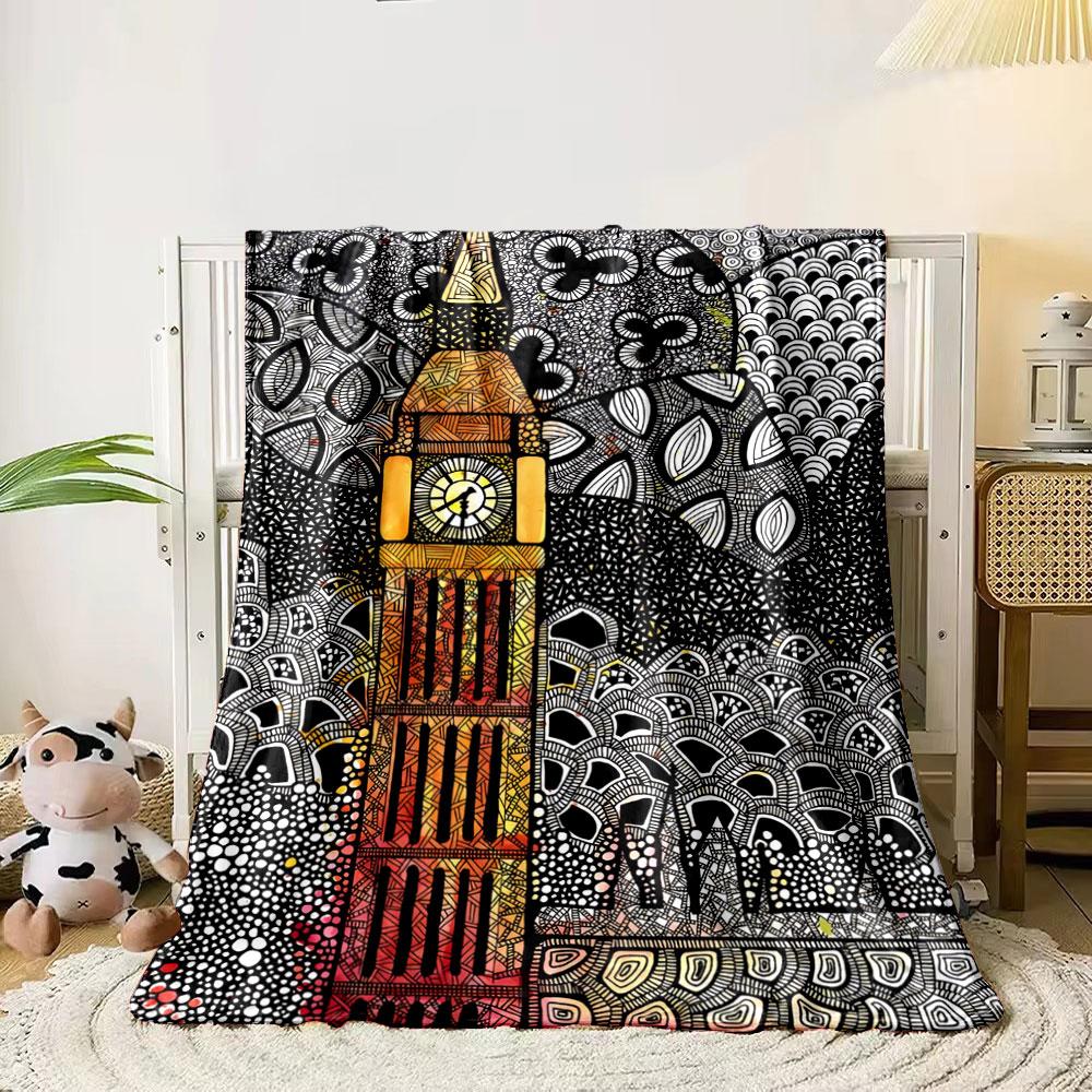 The pattern features intricate geometric and floral designs with bold outlines. for all seasons blanket lunch break throw gift 80cm x 120cm
The pattern features intricate geometric and floral designs with bold outlines. for all seasons blanket lunch break throw gift 80cm x 120cm