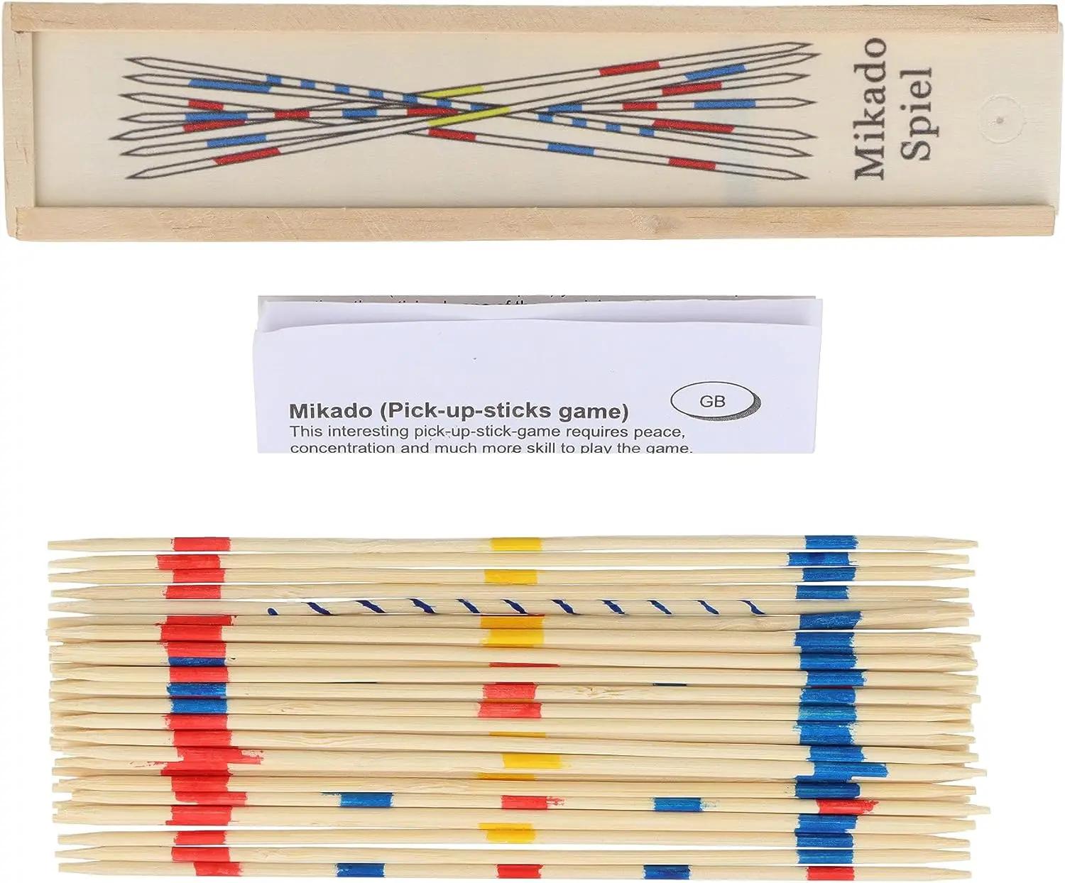 1Pcs Wooden Classic Pick Up Sticks Game With Instruction Development Learning Toy For Kids Children Gift Party Favor Family Game
1Pcs Wooden Classic Pick Up Sticks Game With Instruction Development Learning Toy For Kids Children Gift Party Favor Family Game