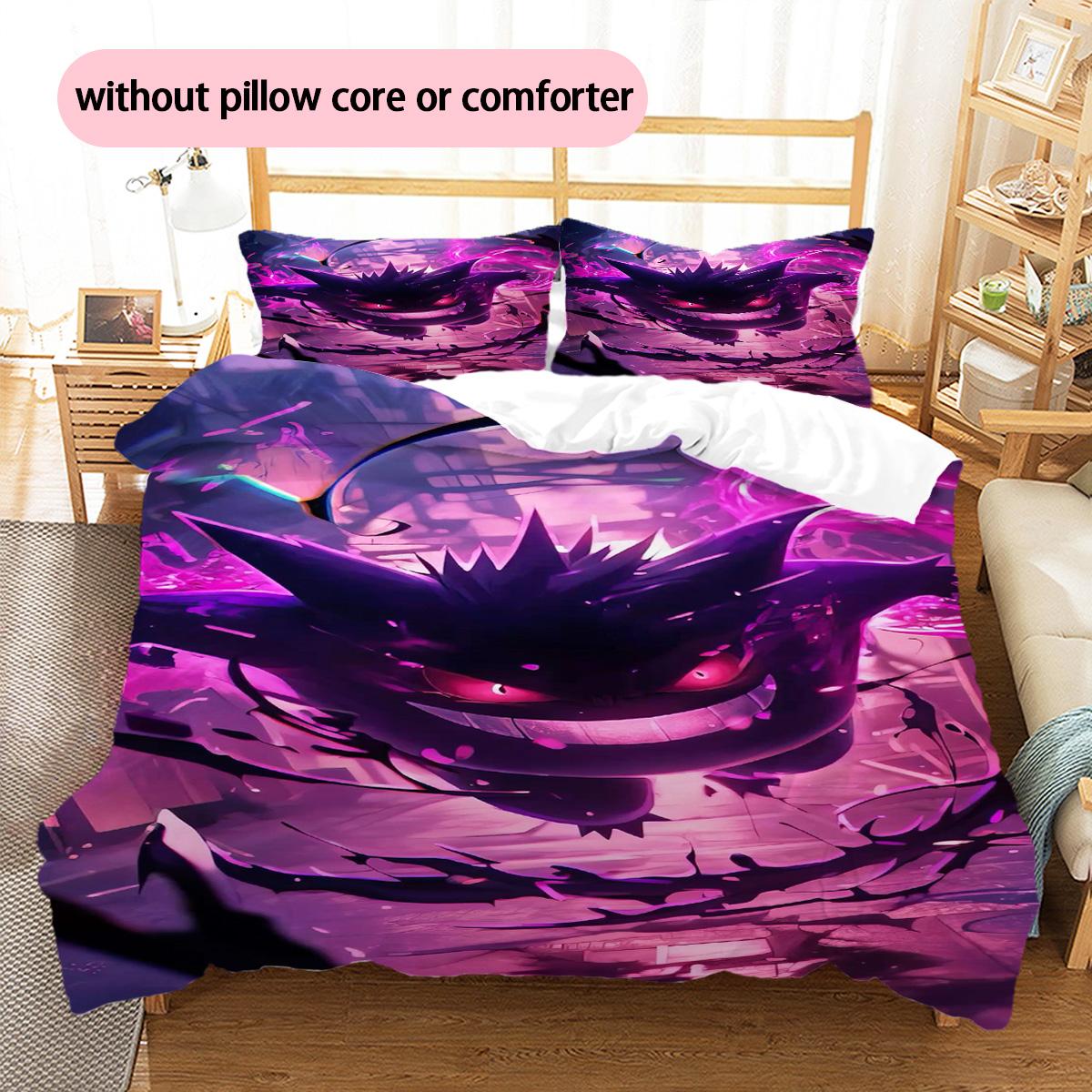 Pokémon Pikachu Eevee Pattern Bedding Home Decoration Birthday Gift (1 * duvet cover + 2 * pillowcase, without core) 135x200cm
Pokémon Pikachu Eevee Pattern Bedding Home Decoration Birthday Gift (1 * duvet cover + 2 * pillowcase, without core) 135x200cm