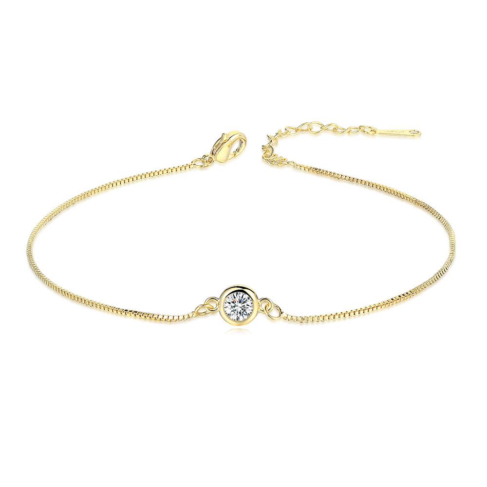 ZHOUYANG Bracelet On The Leg Woman Anklets Simple Zircon Gold Color Beach Accessories Bracelets For Girls Women Jewelry A001
ZHOUYANG Bracelet On The Leg Woman Anklets Simple Zircon Gold Color Beach Accessories Bracelets For Girls Women Jewelry A001